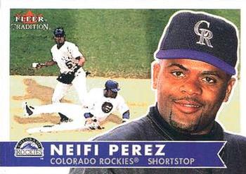 2001 Fleer Tradition #9 Neifi Perez Front