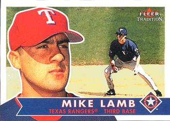 2001 Fleer Tradition #83 Mike Lamb Front
