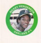 1984 Fun Foods Proofs #NNO Rickey Henderson Front
