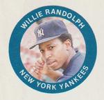 1984 Fun Foods Proofs #NNO Willie Randolph Front