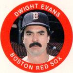1984 Fun Foods Proofs #NNO Dwight Evans Front