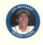 1984 Fun Foods Proofs #NNO Lou Whitaker Front