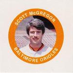 1984 Fun Foods Proofs #NNO Scott McGregor Front
