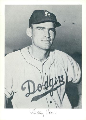 1962 Danny Goodman Los Angeles Dodgers Set D #NNO Wally Moon Front