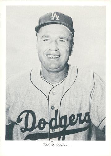 1962 Danny Goodman Los Angeles Dodgers Set C #NNO Walt Alston Front