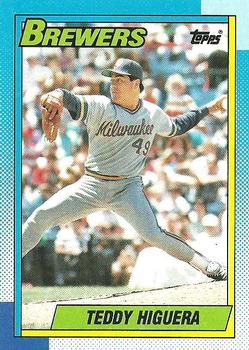 1990 Topps #15 Teddy Higuera Front