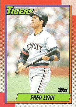 1990 Topps #107 Fred Lynn Front