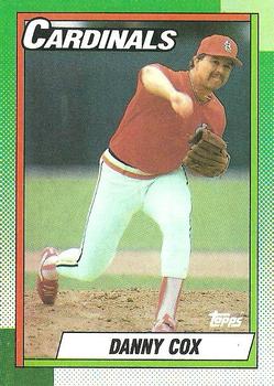 1990 Topps #184 Danny Cox Front