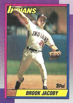 1990 Topps #208 Brook Jacoby Front
