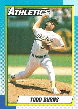 1990 Topps #369 Todd Burns Front