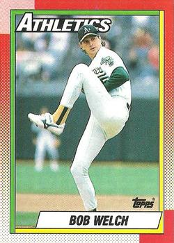 1990 Topps #475 Bob Welch Front