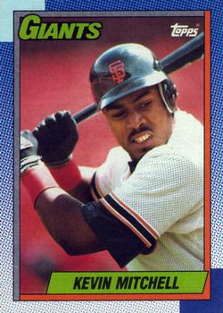 1990 Topps #500 Kevin Mitchell Front