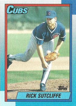 1990 Topps #640 Rick Sutcliffe Front