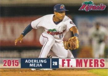 2015 Grandstand Fort Myers Miracle #NNO Aderling Mejia Front