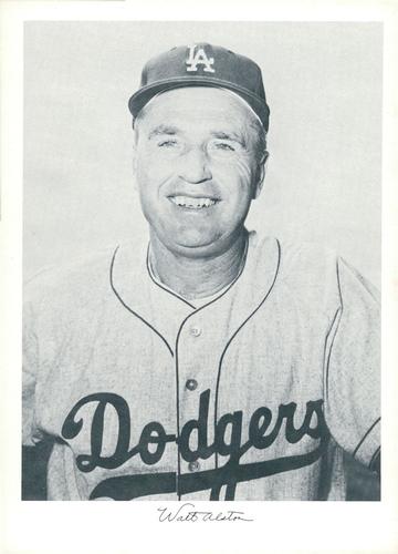 1961 Danny Goodman Los Angeles Dodgers Set A #NNO Walt Alston Front