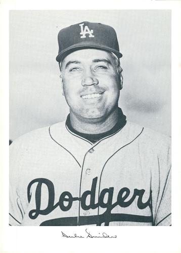 1961 Danny Goodman Los Angeles Dodgers Set B #NNO Duke Snider Front
