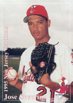 1995 Multi-Ad New Jersey Cardinals #NNO Jose Severino Front