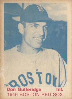 1975 TCMA 1946 Boston Red Sox (Red Names) #NNO Don Gutteridge Front