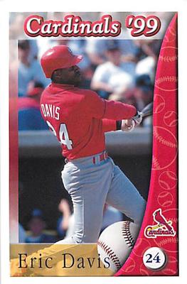 1999 St. Louis Cardinals Police #NNO Eric Davis Front