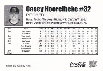 2010 Fargo-Moorhead RedHawks #NNO Casey Hoorelbeke Back
