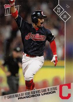 2017 Topps Now #382 Francisco Lindor Front