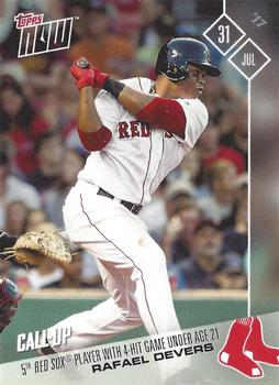 2017 Topps Now #425 Rafael Devers Front
