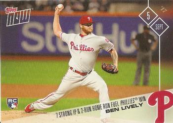 2017 Topps Now #564 Ben Lively Front