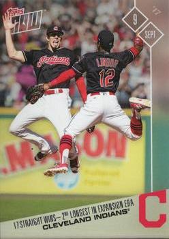 2017 Topps Now #581 Cleveland Indians Front