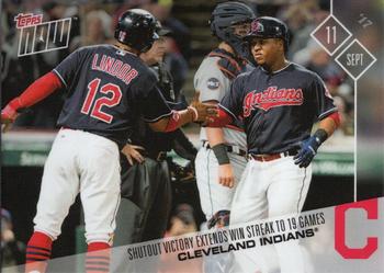 2017 Topps Now #588 Cleveland Indians Front