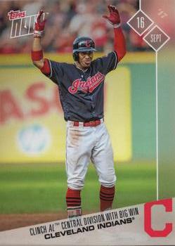 2017 Topps Now #614 Cleveland Indians Front