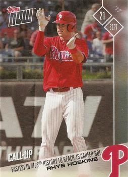 2017 Topps Now #636 Rhys Hoskins Front