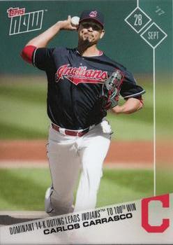 2017 Topps Now #667 Carlos Carrasco Front