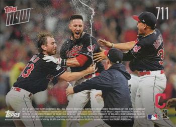 2017 Topps Now #711 Yan Gomes Back