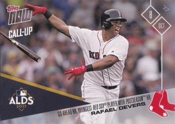 2017 Topps Now #721 Rafael Devers Front