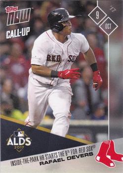 2017 Topps Now #733 Rafael Devers Front