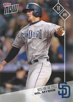 2017 Topps Now #34 Wil Myers Front