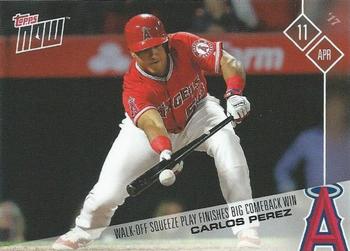 2017 Topps Now #38 Carlos Perez Front