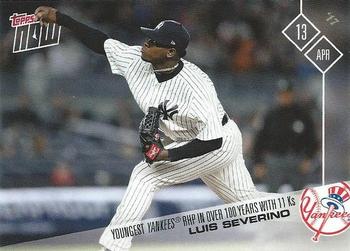 2017 Topps Now #41 Luis Severino Front