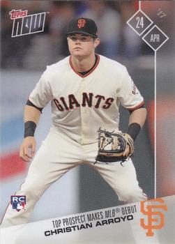 2017 Topps Now #80 Christian Arroyo Front