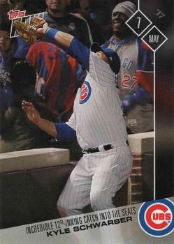 2017 Topps Now #121 Kyle Schwarber Front