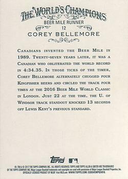 2017 Topps Allen & Ginter #12 Corey Bellemore Back