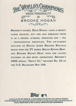 2017 Topps Allen & Ginter #20 Brooke Hogan Back