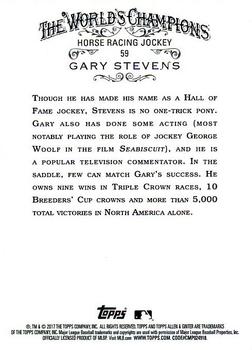 2017 Topps Allen & Ginter #59 Gary Stevens Back