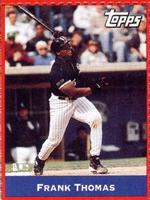 1998 Topps Fruit Roll-Ups #NNO Frank Thomas Front