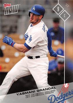 2017 Topps Now Road to Opening Day Los Angeles Dodgers #OD-412 Yasmani Grandal Front