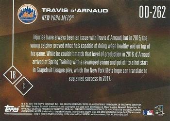 2017 Topps Now Road to Opening Day New York Mets #OD-262 Travis d'Arnaud Back