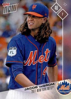 2017 Topps Now Road to Opening Day New York Mets #OD-266 Jacob DeGrom Front
