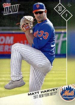 2017 Topps Now Road to Opening Day New York Mets #OD-268 Matt Harvey Front