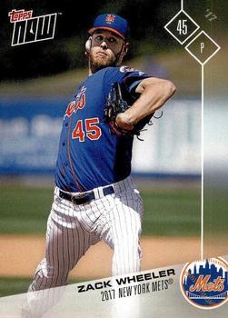 2017 Topps Now Road to Opening Day New York Mets #OD-270 Zack Wheeler Front