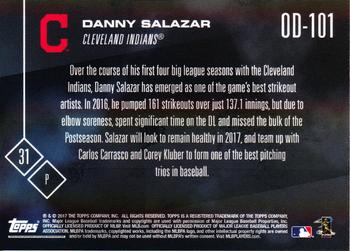 2017 Topps Now Road to Opening Day Cleveland Indians #OD-101 Danny Salazar Back